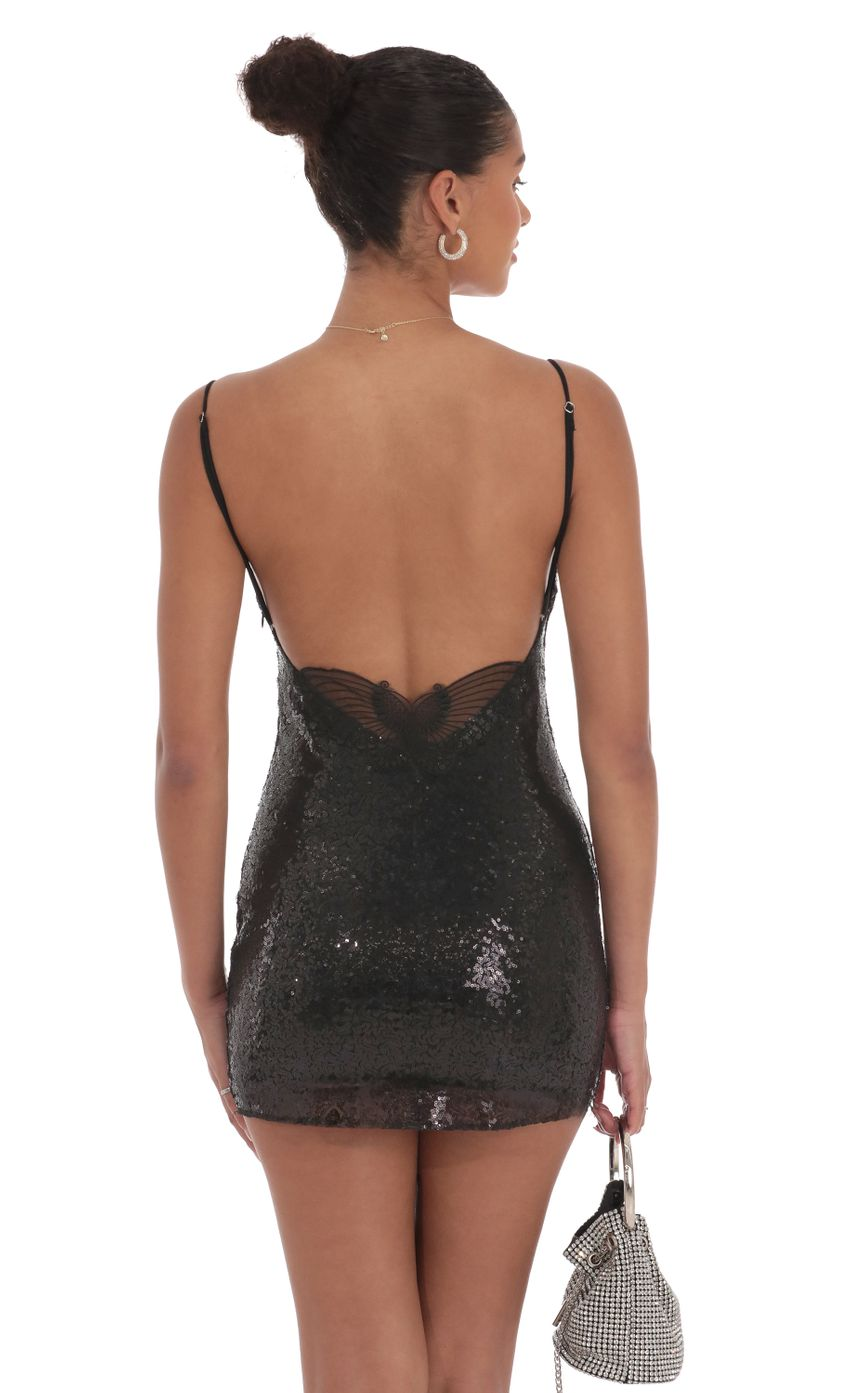 Lucy in the Sky Sequin Butterfly Dress