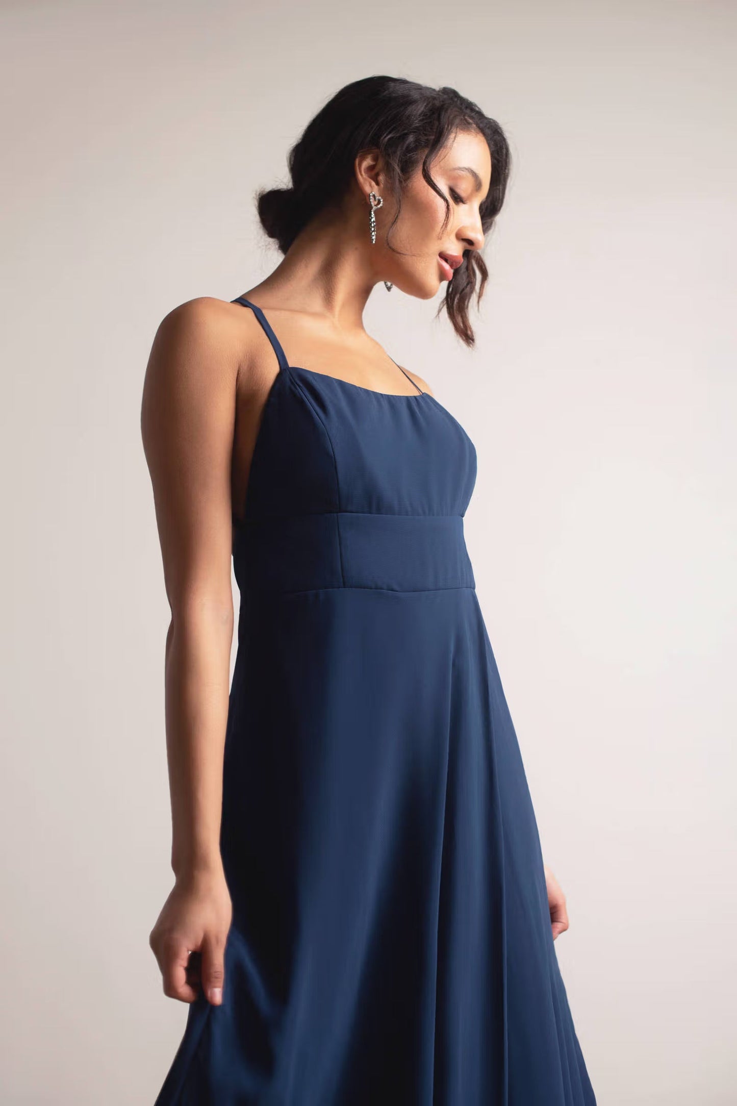 Tobi Know You Love Me High Slit Empire Maxi Dress