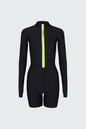 Watskin Sunwear Andie Short Bodysuit in Black