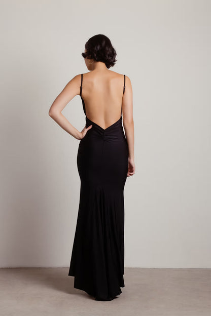 Tobi Ariella Backless Mermaid Maxi Dress