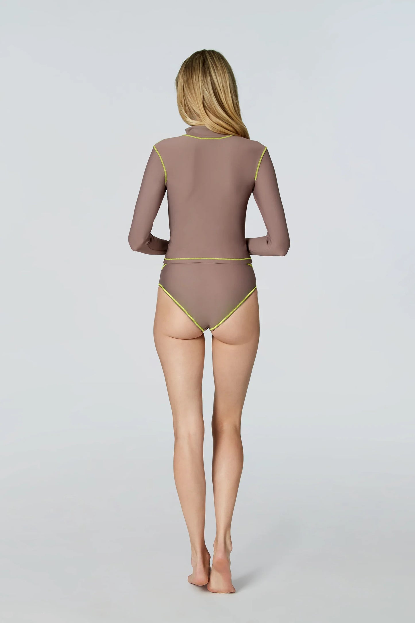 Watskin Sunwear Belle Bikini Bottom in Taupe
