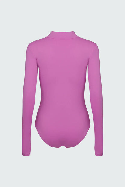 Watskin Sunwear Ryann Bodysuit in Wineberry