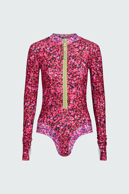 Watskin Sunwear Ella Bodysuit in Mini Floral