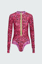 Watskin Sunwear Ella Bodysuit in Mini Floral