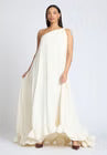 ELOQUII Dramatic Ruffle Gown - Sugar Swizzle