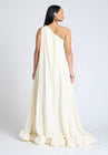 ELOQUII Dramatic Ruffle Gown - Sugar Swizzle