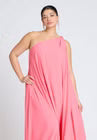 ELOQUII Dramatic Ruffle Gown - Camellia Rose