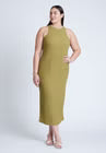 ELOQUII Texture Knit Dress - Green