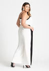 ELOQUII Jumpsuit W Contrast Details - Sugar Swizzle