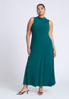 ELOQUII Mock Sleeveless Maxi Dress - Botanical Garden