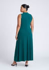 ELOQUII Mock Sleeveless Maxi Dress - Botanical Garden