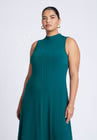 ELOQUII Mock Sleeveless Maxi Dress - Botanical Garden