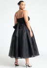 ELOQUII Strapless Crinoline Dress - Black Onyx
