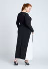 ELOQUII Maxi Dress With Pleat