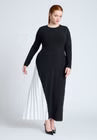 ELOQUII Maxi Dress With Pleat