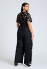 ELOQUII Bridal by ELOQUII Lace Jumpsuit - Black Onyx