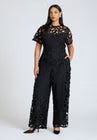 ELOQUII Bridal by ELOQUII Lace Jumpsuit - Black Onyx