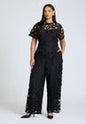 ELOQUII Bridal by ELOQUII Lace Jumpsuit - Black Onyx