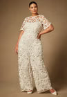 ELOQUII Bridal by ELOQUII Lace Jumpsuit - Pearl