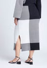 ELOQUII Intarsia Sweater Skirt