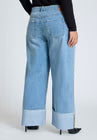 ELOQUII Tall Cuff Jean - Light Wash