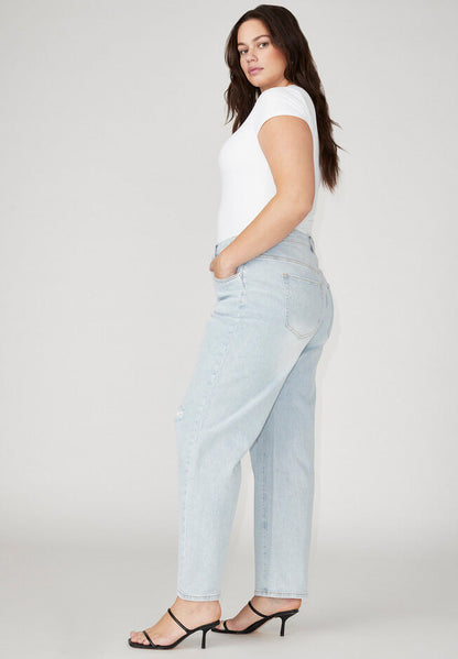 ELOQUII Women's The Naomi Comfort Stretch Straight Jean