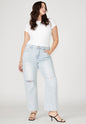 ELOQUII Women's The Naomi Comfort Stretch Straight Jean