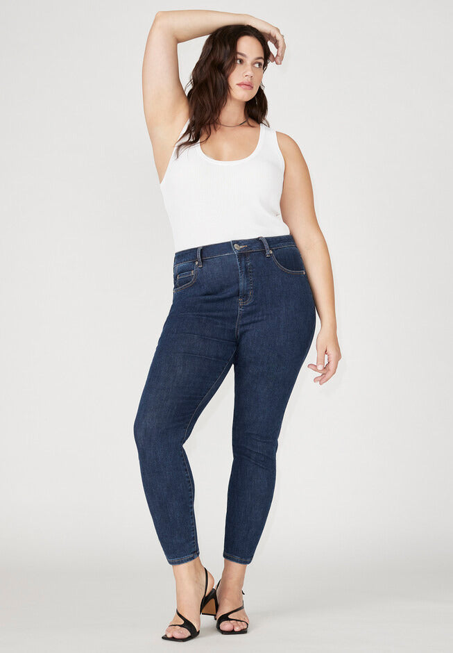 ELOQUII Women's The Morgan Super Stretch Skinny Jean