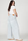 ELOQUII The Yvette Rigid Wide Leg Jean - Light Wash