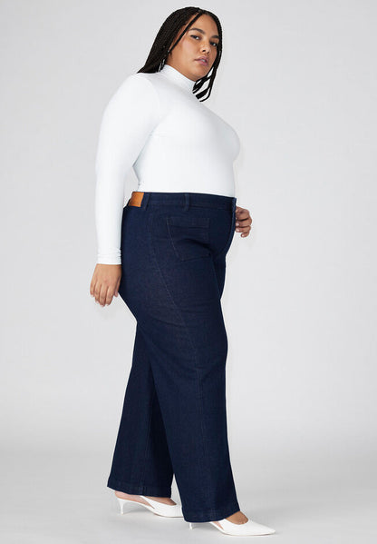 ELOQUII Women's The Trouser Jean