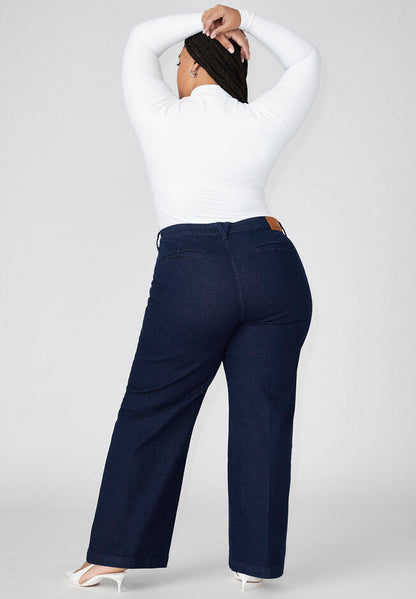 ELOQUII Women's The Trouser Jean