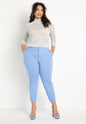 ELOQUII The Ultimate Stretch Slim Leg Pant 3 (Petite) - Cornflower Blue
