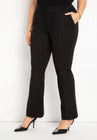 ELOQUII The Ultimate Stretch Flare Leg Pant - Black