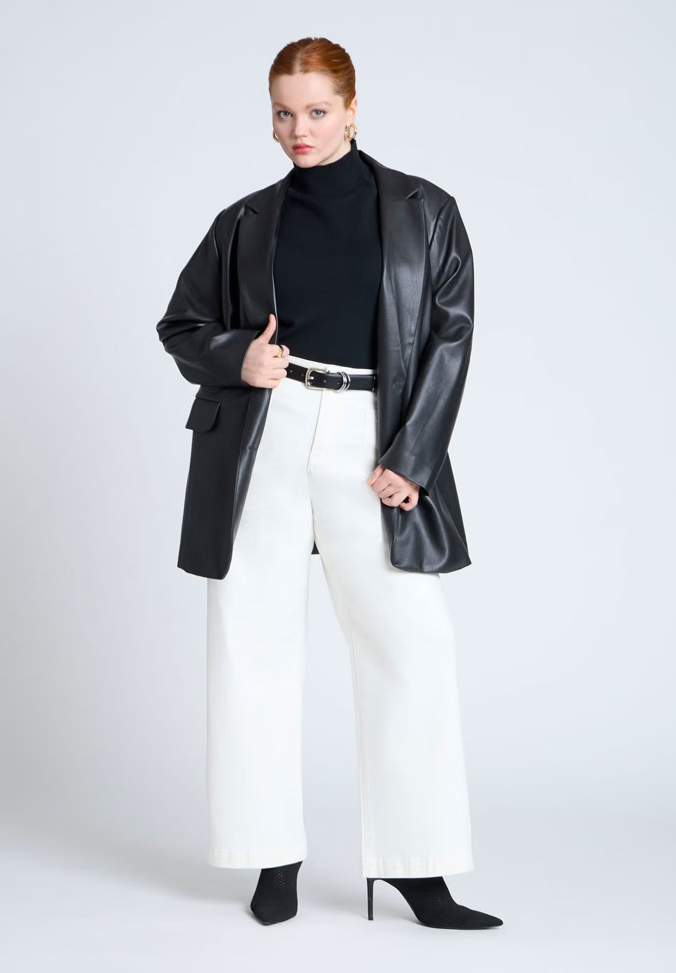 ELOQUII Trouser Jean - White