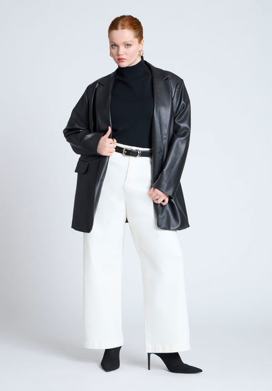 ELOQUII Trouser Jean - White