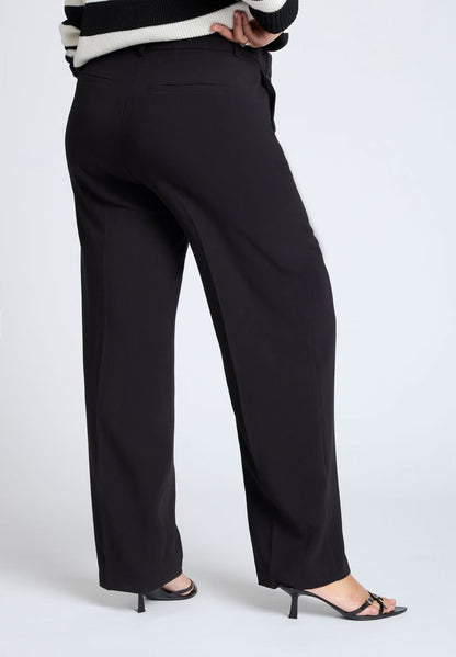 ELOQUII The 365 Straight Leg Pant - Black Onyx