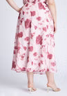 ELOQUII Floral Full Skirt