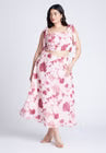ELOQUII Floral Full Skirt