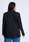 ELOQUII Long Relaxed Blazer - Totally Black