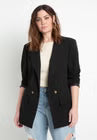 ELOQUII Long Relaxed Blazer - Totally Black