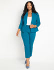 ELOQUII The Ultimate Stretch One Button Blazer - Moroccan Blue