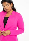ELOQUII The Ultimate Stretch One Button Blazer - Berry
