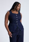 ELOQUII Denim Vest