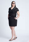 ELOQUII Textured Polo Shirt