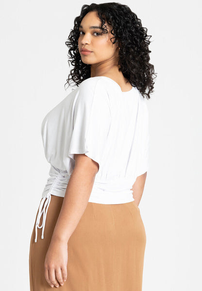 ELOQUII Women's Kimono Sleeve Tee