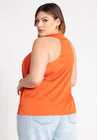 ELOQUII Halter Neck Top