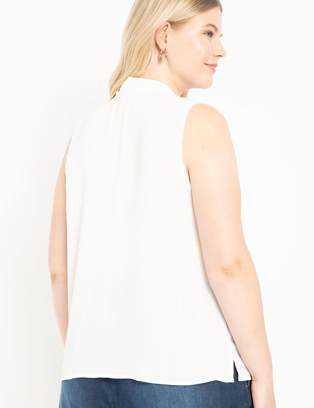 ELOQUII The Ultimate Layering Tank - Soft White