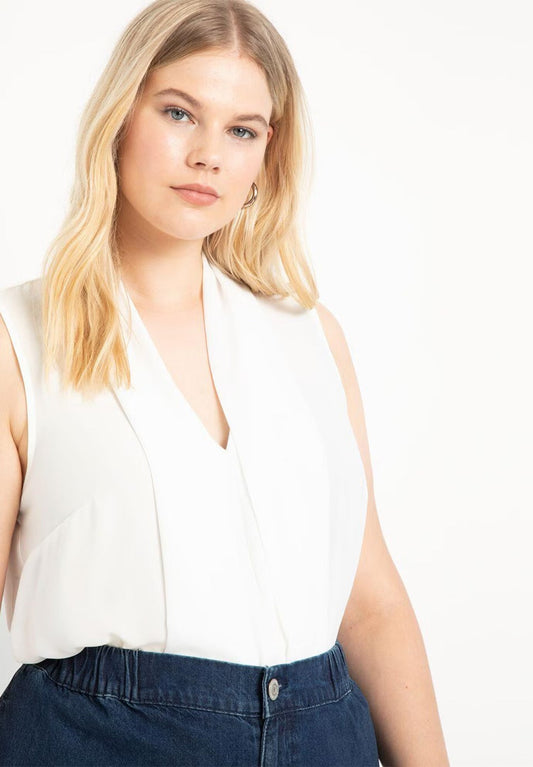 ELOQUII The Ultimate Layering Tank - Soft White