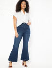 ELOQUII Notch Collar Blouse - Soft White