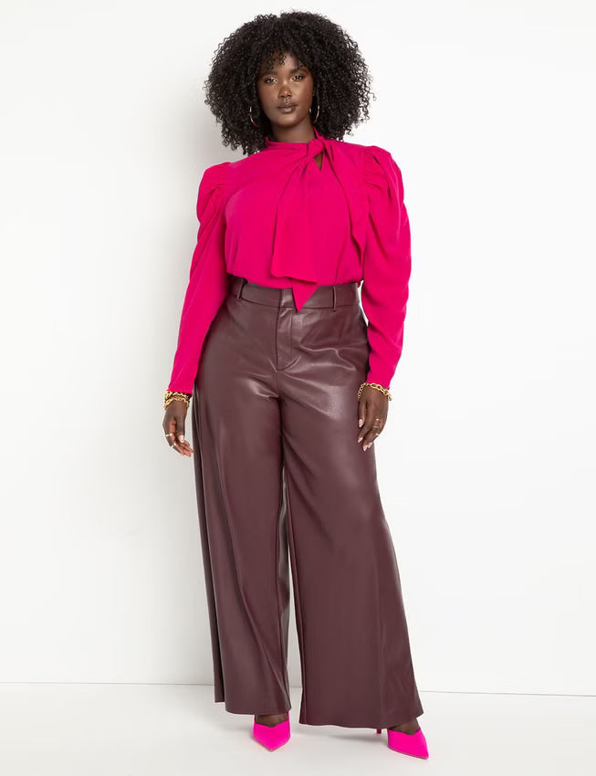 ELOQUII Drape Front Blouse 3